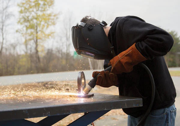 Hypertherm Powermax125 Plasma Cutter Action Shot Hypertherm Powermax125 Plasma Cutter Action Shot